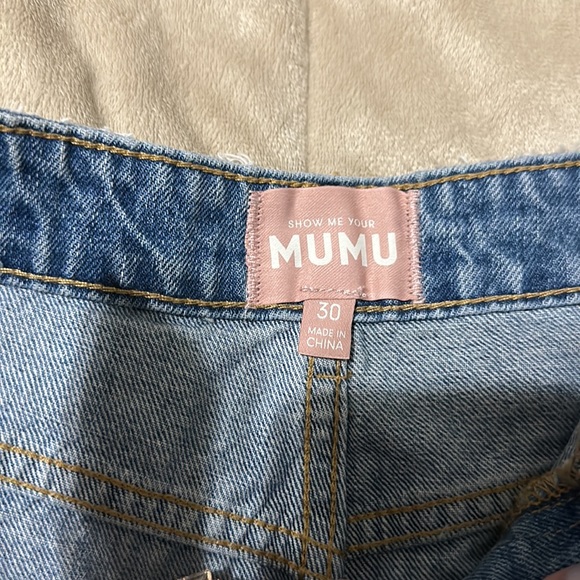 Show me your mumu denim shorts - Picture 3 of 5